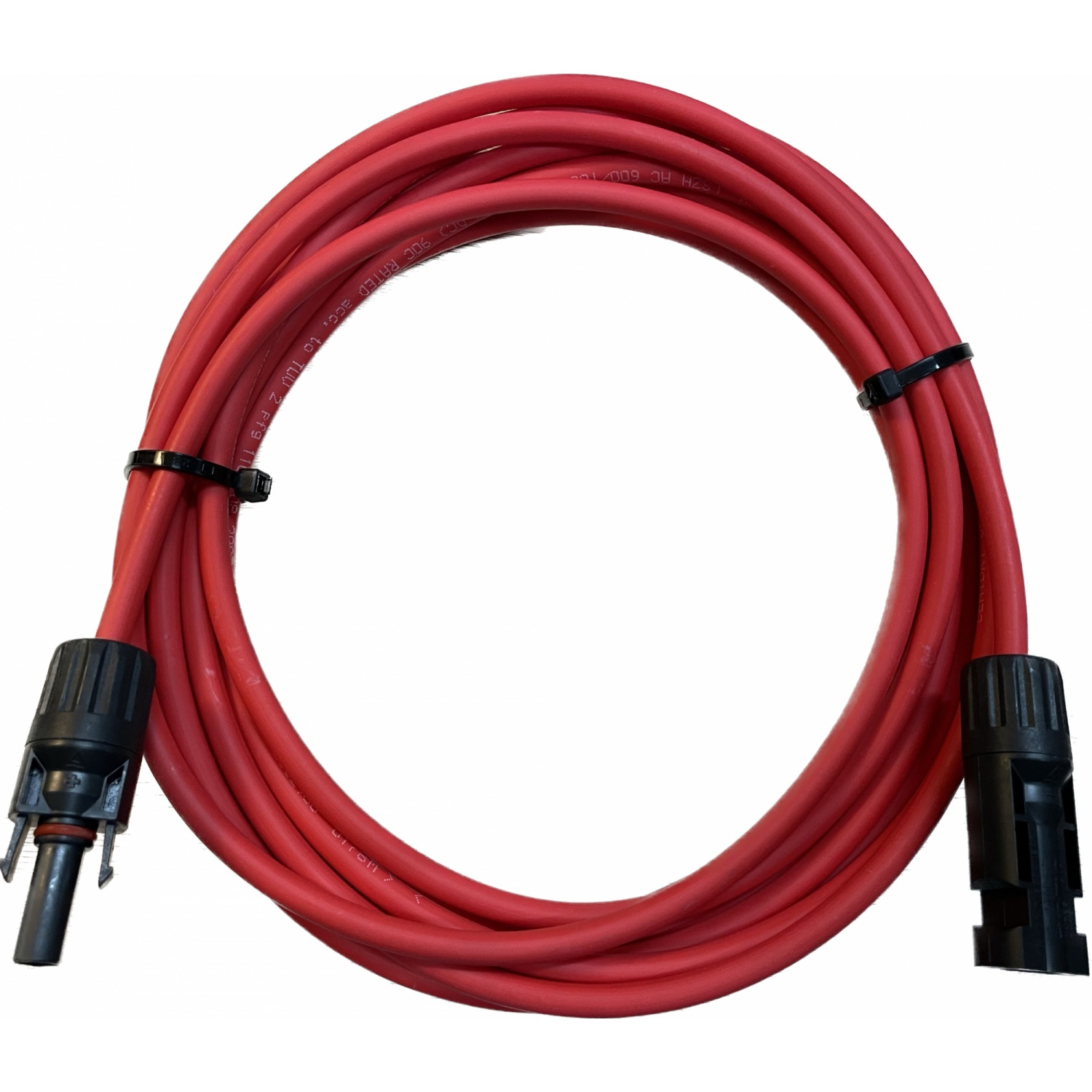 Century สายไฟโซลาร์เซลล์  พร้อมหัว MC4 PV1-F 1x4 SQ.MM. 5 M Red 1000VAC/1800VDC สีแดง