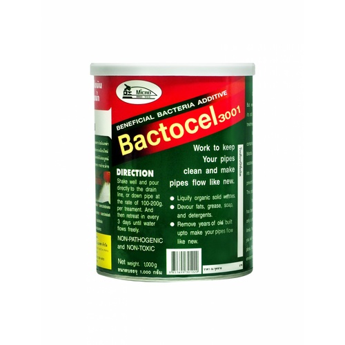 BACTOCEL จุลินทรีย์ชีวภาพสลายไขมัน (ชนิดผง) ขนาด 1000 กรัม รุ่น 3001