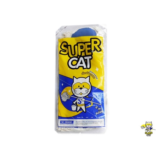 SUPERCAT อะไหล่ผ้าม็อบดันฝุ่น 24 นิ้ว ขนาด 17.5x60x4 ซม. สีขาว