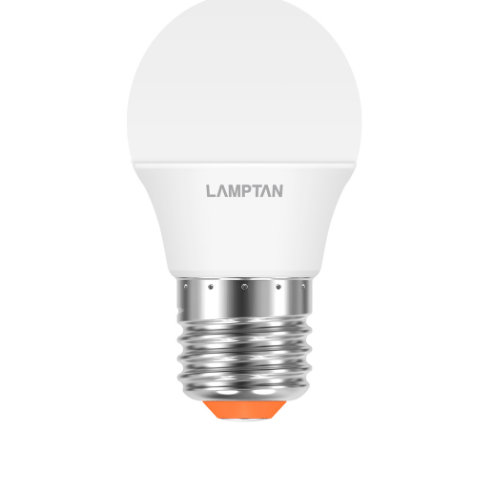 LAMPTAN หลอดไฟปิงปอง LED 3W แสงวอร์มไวท์ E27