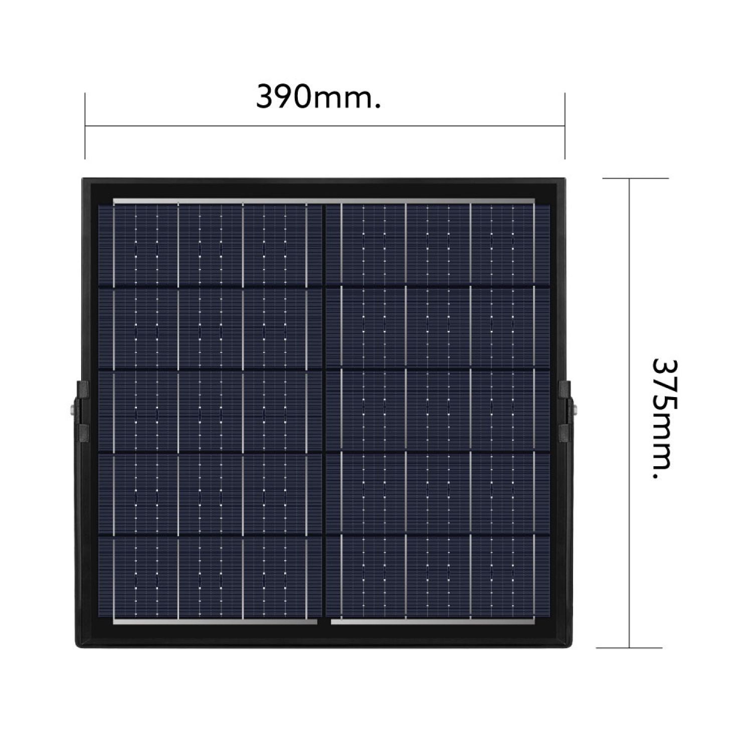 LAMPTAN โคมไฟฟลัดไลท์โซลาร์เซลล์ LED 300W รุ่นไรโน + รีโมท IP65 แสงเดย์ไลท์