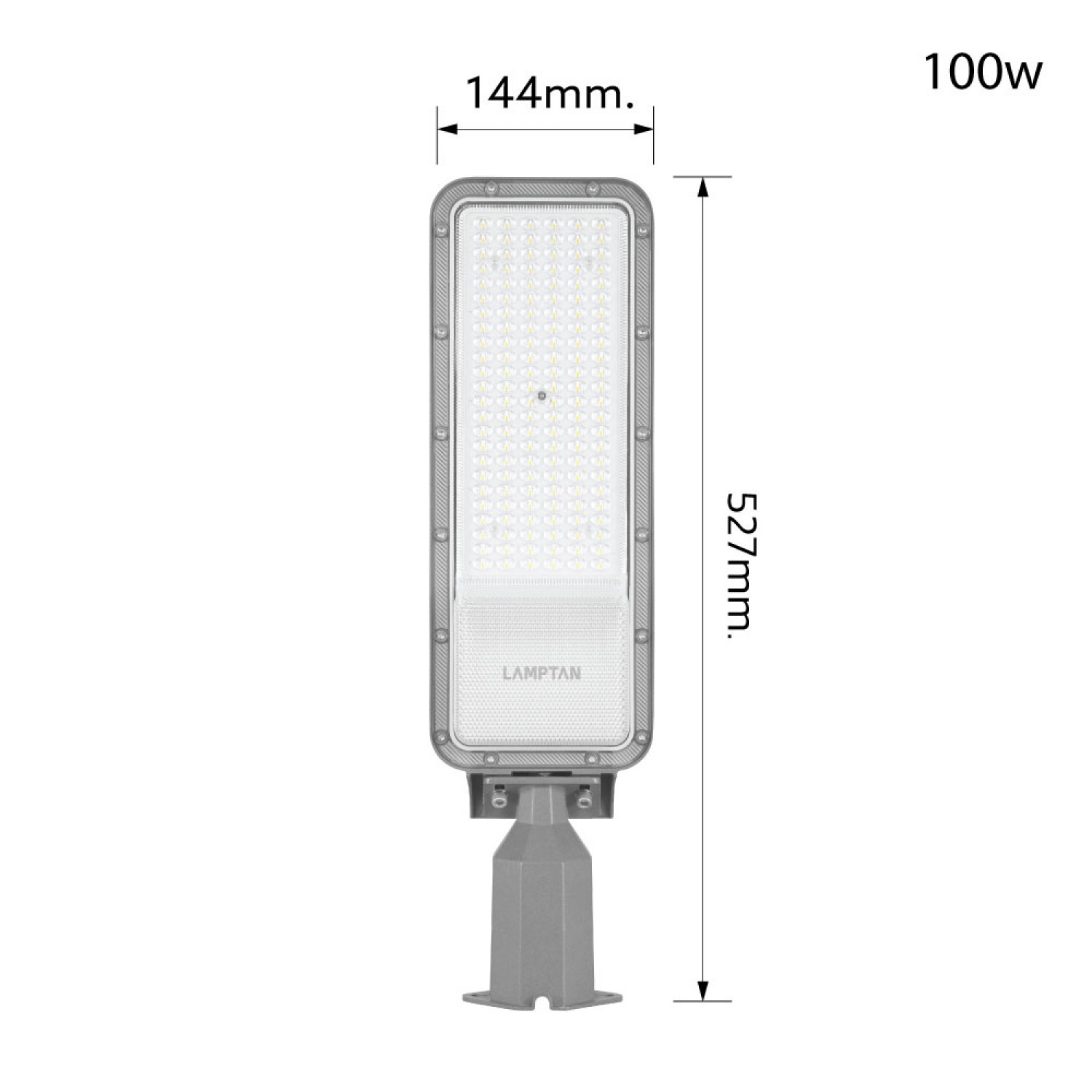 LAMPTAN โคมไฟถนน LED 100W แสงเดย์ไลท์ รุ่นนิวลีดเดอร์