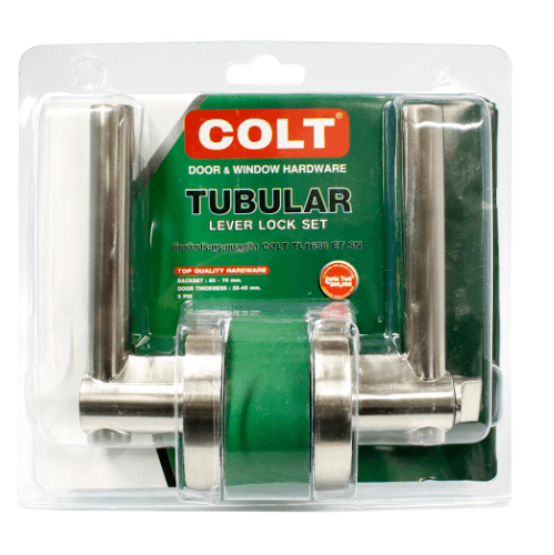 COLT ก้านบิดพรีเมี่ยมห้องทั่วไป ก้านตรงฝากลม รุ่น TL1658ET-SN สีสแตนเลส