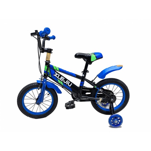 NINO WORLD จักรยานเด็ก 16 นิ้ว เหมาะกับเด็ก  3-8 ขวบ 15823-M17 สีฟ้า