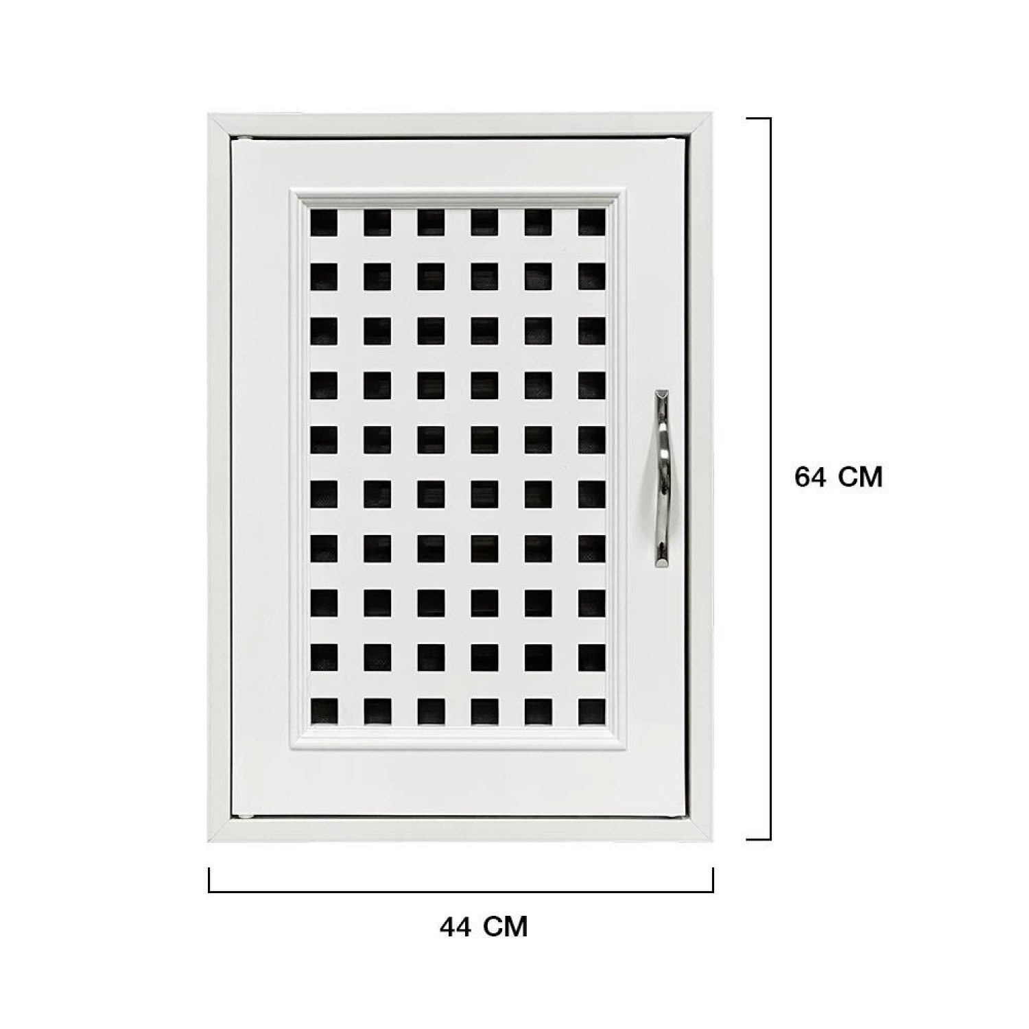 CLOSE บานซิงค์เดี่ยว รุ่น SCOTT ขนาด 44x10x64 ซม. สีขาวลายฉลุ