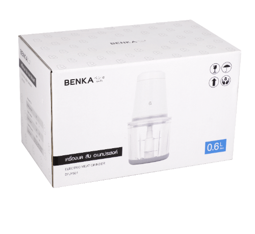 BENKA เครื่องบด สับ อเนกประสงค์ ความจุ 0.6 ลิตร DFJY501 สีขาว