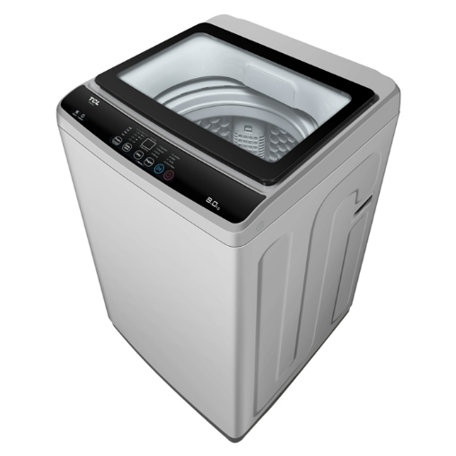 TCL เครื่องซักผ้าฝาบน ขนาด 8kg F708TLG  สีขาว