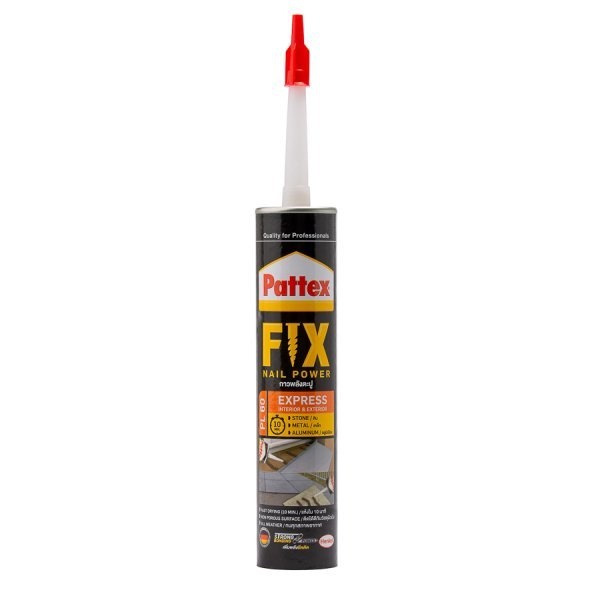 Pattex กาวพลังตะปู ฟิกซ์ PL60 400 กรัม สีน้ำตาล