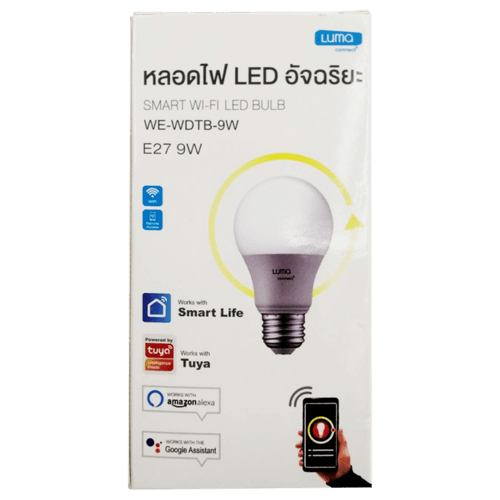 Luma Connect หลอดไฟ LED อัจฉริยะ 9W E27 WiFi รุ่น WE-WDTB-9W