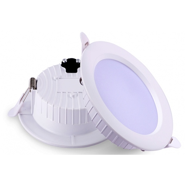 EILON ดาวน์ไลท์ฝังฝ้า LED 4 นิ้ว 7W ปรับได้ 3 แสง  รุ่น ELTD-A040-07WY สีขาว