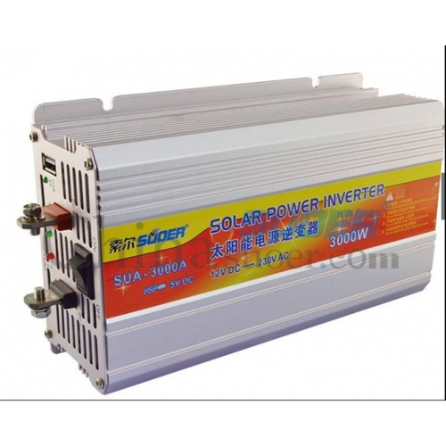 SUOER  เครื่องแปลงไฟ Modified wave  Inverter 12V รุ่น SUA-3000VA