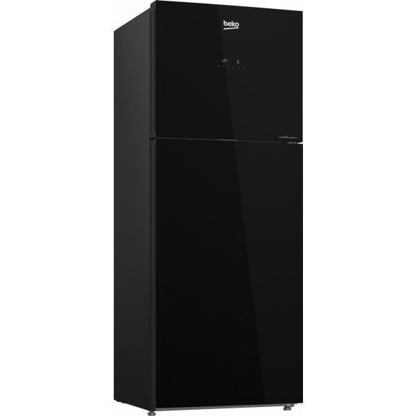 BEKO ตู้เย็น 2 ประตู 13.2 คิว รุ่น RDNT401E40VZHFSGB สี Glass Black