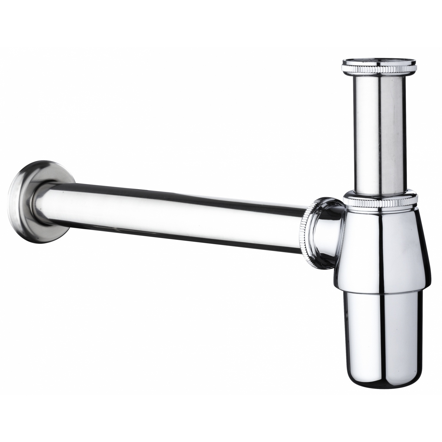 Karat Faucet ท่อน้ำทิ้งแบบกระปุก ยาวพิเศษแนวนอน 35 ซม. (Zinc)