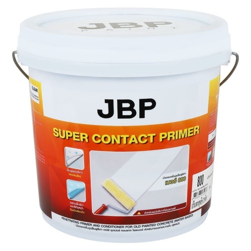 JBP สีรองพื้นปูนเก่าสูตรน้ำ SUPER CONTACT PRIMER #800 2.5 กล สีใส