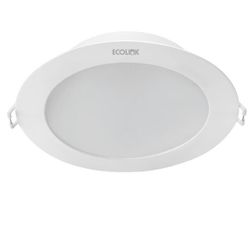 Ecolink ดาวน์ไลท์ LED แบบฝังฝ้าหน้ากลม 5 นิ้ว 10 วัตต์ แสงขาว