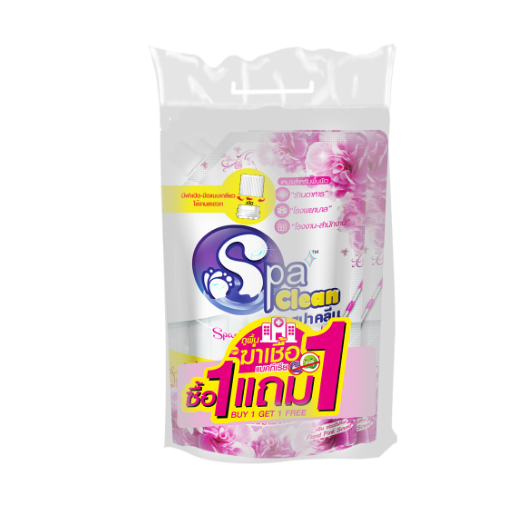 SpaClean สปาคลีน น้ำยาถูพื้น-ฆ่าเชื้อ 700 มล. กลิ่นฟลอรัลพิ้งค์ แพ็ค 1 แถม 1