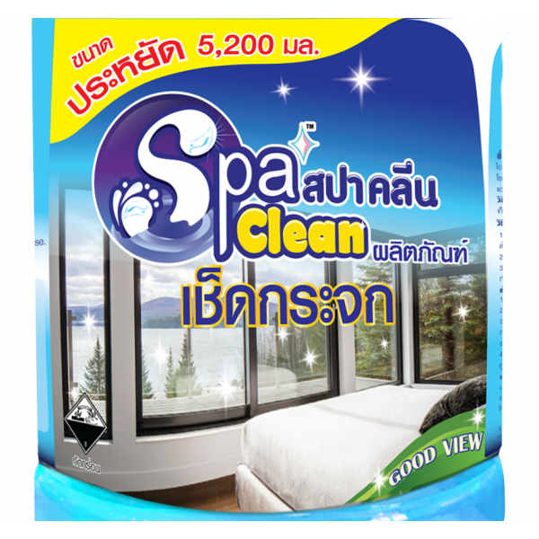 SPACLEAN น้ำยาเช็ดกระจก ขนาด 5200 มล.