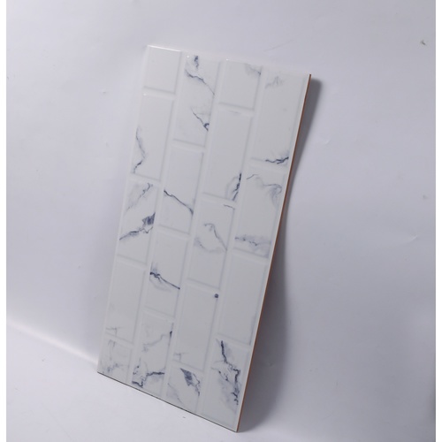 Marbella กระเบื้องเซรามิคปูผนัง 30x60 ซม. Marble Brick white HY36002 Gloss (9P)