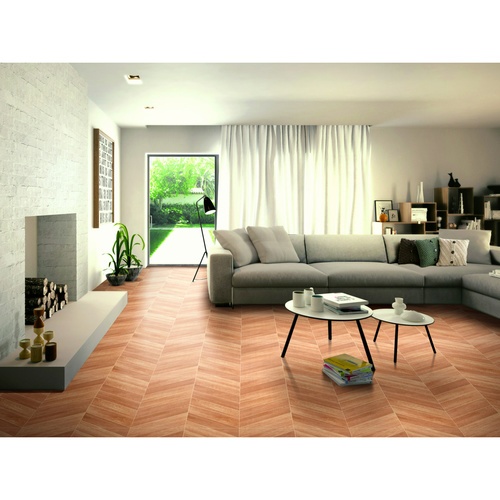 Marbella กระเบื้องเซรามิคปูพื้น 60x60 ซม. ร๊อกเก้-บราว A-6604 Matt (4P)