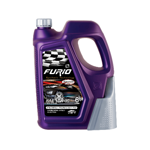 น้ำมันหล่อลื่นเทคโนโลยีดีเซลกึ่งสังเคราะห์คุณภาพสูง เกรดรวม FURIO SYN TECHDIESEL CI-4/SL 10W30 4/6+1 bangchak