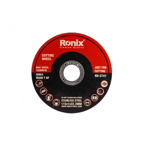 RONIX ใบเจียรเหล็ก 115 มม. หนา 1 มิล รุ่น RH3741