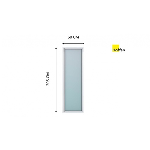 HOFFEN หน้าต่างไวนิล ช่องแสง 60x205ซม. สีขาว