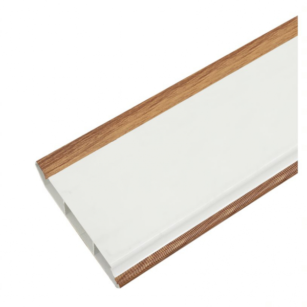 HOFFEN บัวพื้น UPVC 1.8x9.8x300ซม. Light Oak