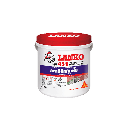 LANKO น้ำยาทากันรั่วซึม LK-451 5 กก. สีขาว