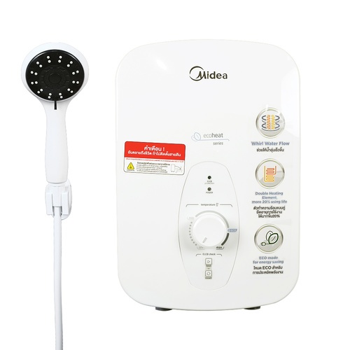 MIDEA เครื่องทำน้ำอุ่น 3800 วัตต์ DSK38Q สีขาว