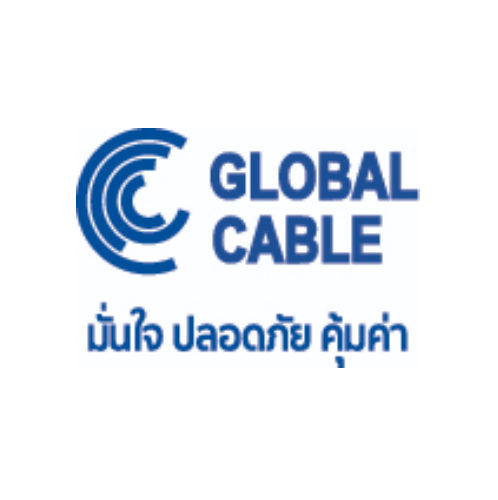 Global Cable สายไฟ THW 1x6 ตร.มม. 30 m. สีเขียวคาดเหลือง