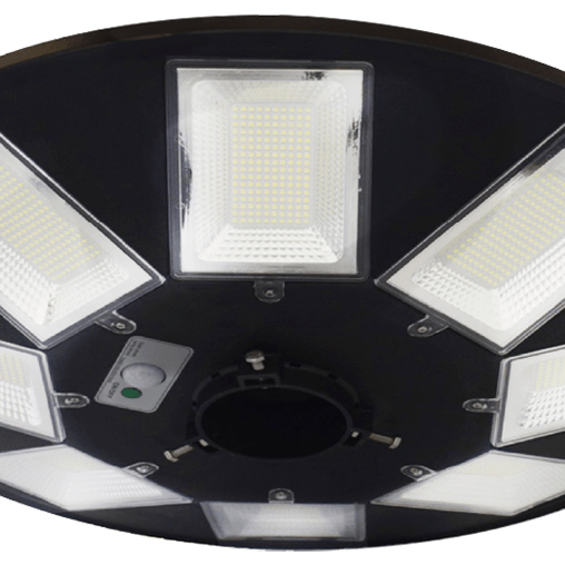 LUMIRA โคมไฟสนาม UFO โซลาร์เซลล์ พร้อมรีโมท 700 W  แสงเดย์ไลท์ สีดำ (เฉพาะตัวโคม)