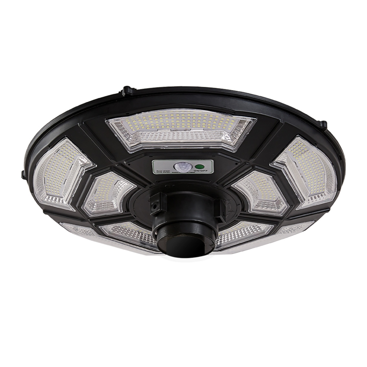 Lumira โคมไฟสนาม UFO โซล่าเซลล์ พร้อมรีโมท 200 watt สีดำ แสงเดย์ไลท์