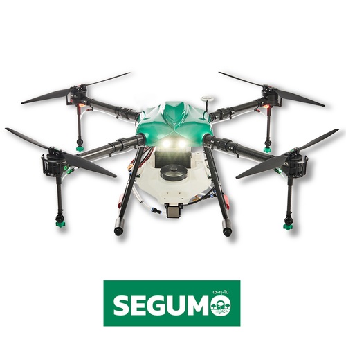 SEGUMO โดรนการเกษตร SG-10L ProPlus+ เครื่องชาร์จ 2400W. แบต 4ก้อน สีเขียว
