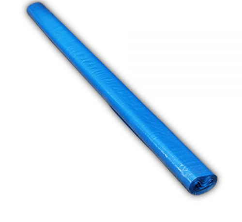 RRK ผ้าใบพลาสติกสาน รุ่นหนาพิเศษ แบบม้วน 2Y.x 40Y. สีฟ้าล้วน