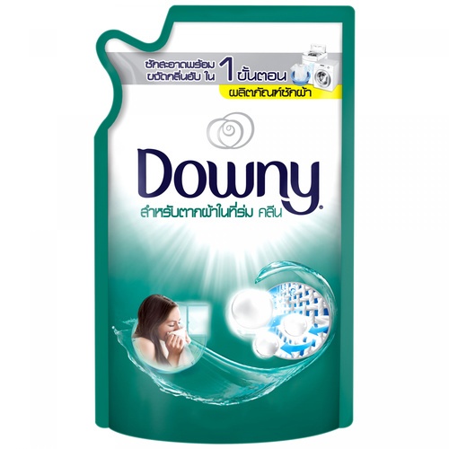 Downy ผลิตภัณฑ์ซักผ้าชนิดน้ำ สำหรับตากผ้าในที่ร่ม ขนาด 550 มล. สีเขียว