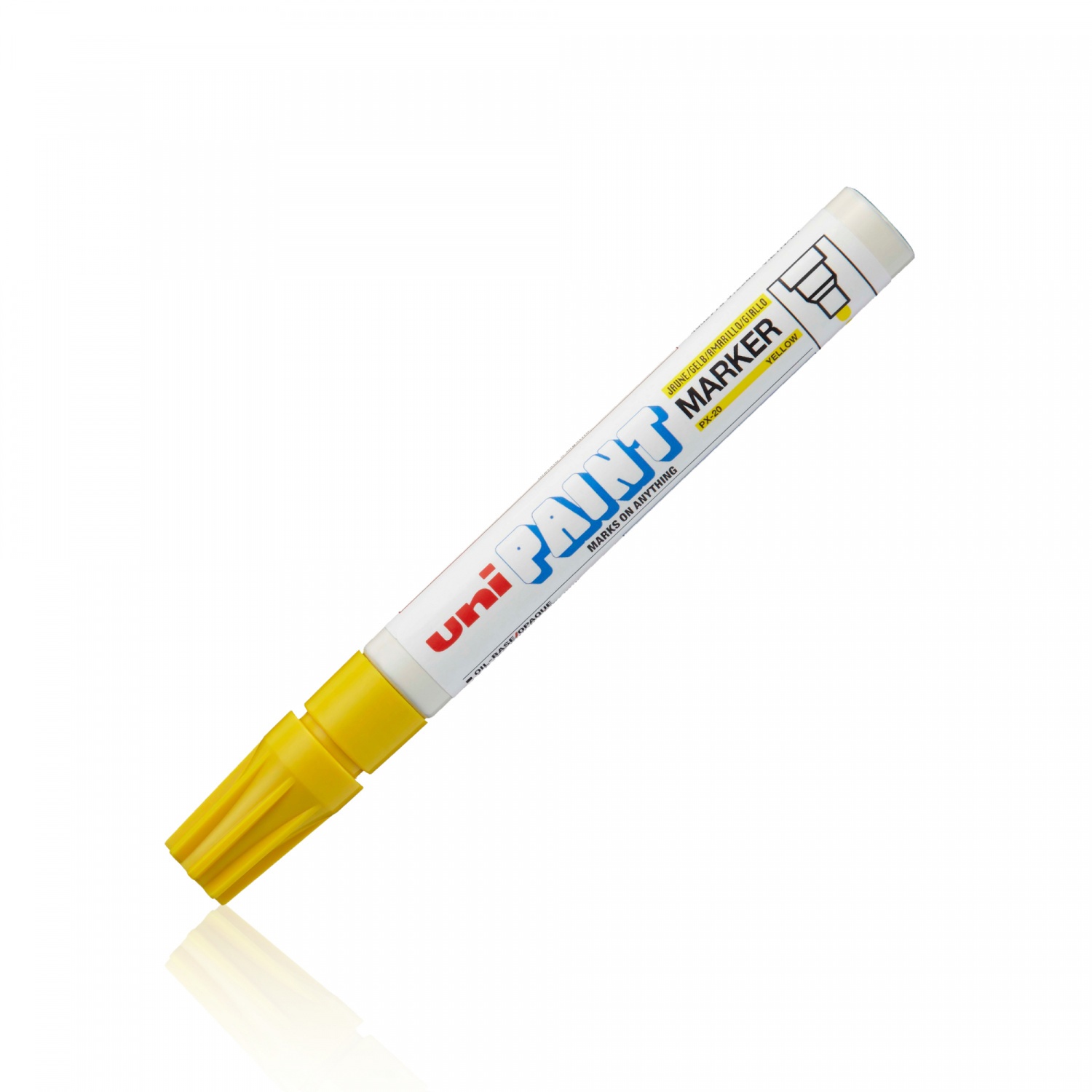 UNI ปากกา Paint Marker รุ่น PX-20 สีเหลือง