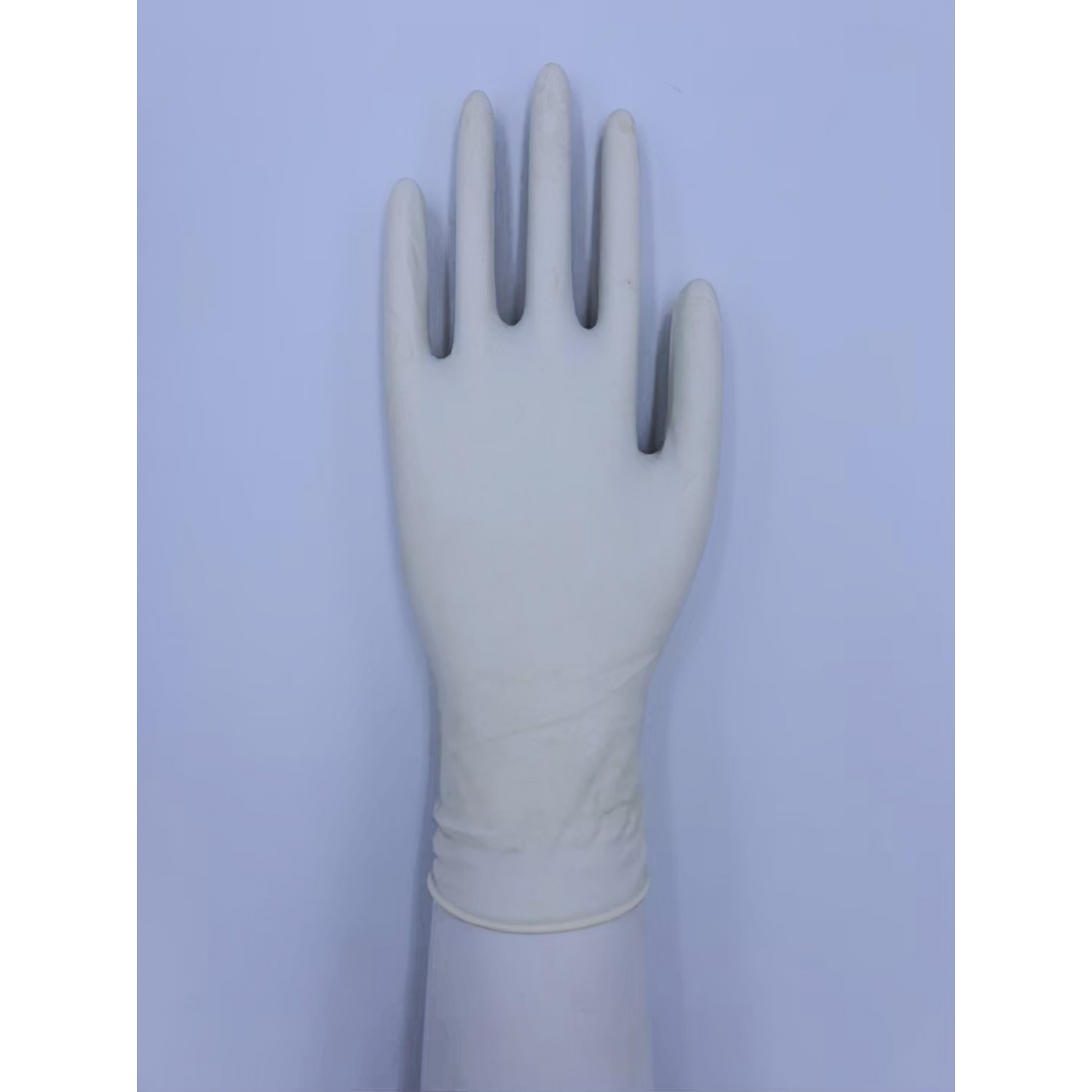 Master Glove ถุงมือยางธรรมชาติ 5.5g ไม่มีแป้ง Size M (แพ็ค10ชิ้น) สีขาว