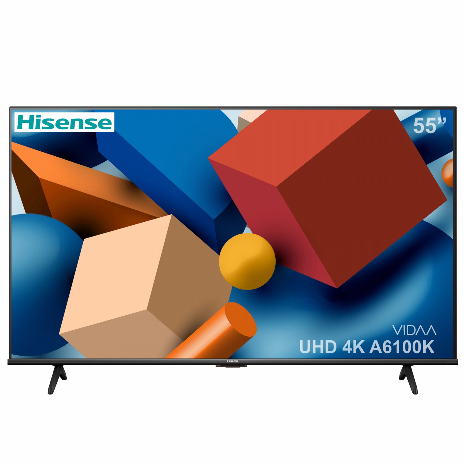 Hisense โทรทัศน์ Smart ทีวี 55 นิ้ว 4K 55A6100K สีดำ