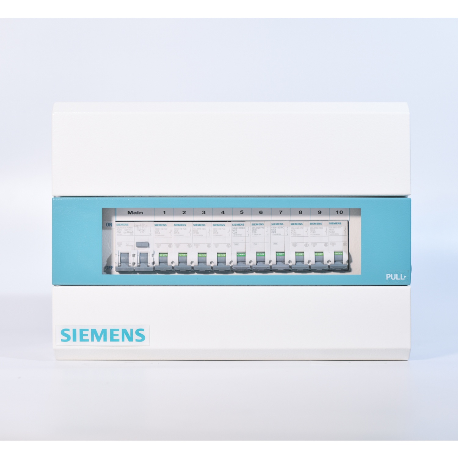 SIEMENS เครื่องตัดไฟอัตโนมัติ 10 ช่อง 50A รุ่น SBTH10-SSF 50 กันดูด