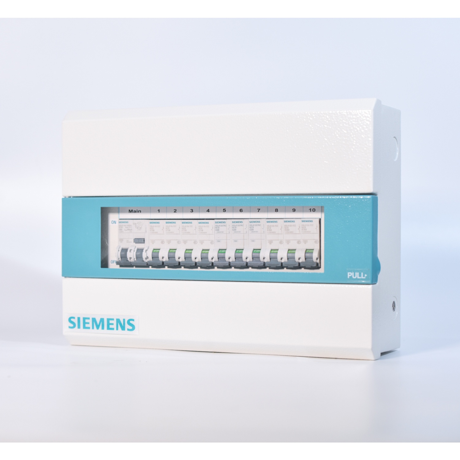 SIEMENS เครื่องตัดไฟอัตโนมัติ 10 ช่อง 63A รุ่น SBTH10-SSF 63 กันดูด