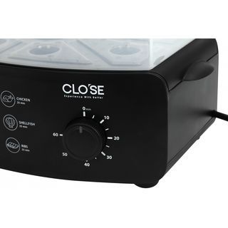 CLOSE หม้อนึ่งไฟฟ้า 3 ชั้น ขนาด 12 ลิตร 900 วัตต์ รุ่น DFZG-L014 สีดำ