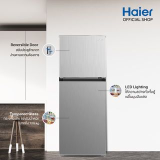 HAIER ตู้เย็น 2 ประตู ขนาด 6.5 คิว รุ่น HRF-THM18NS สีเทา