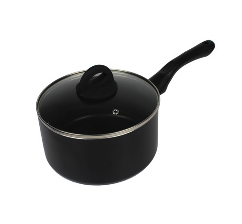 KOCH KITCHEN หม้อด้ามพร้อมฝา NON-STICK 16 ซม. GENKI-POT16 สีดำ