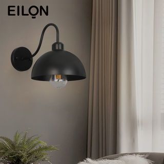 EILON โคมไฟผนังลอฟท์ รองรับกำลังไฟ 40 W รุ่น EGBD-WG6603B สีดํา ขั้ว E27