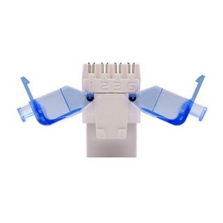 LINK  หัวแลนตัวเมีย RJ45 Modular Jack CAT6 รุ่น US-1006STF สีขาว