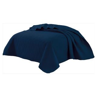 TRUFFLE ผ้าคลุมเตียง รุ่น LABRIN-03 ขนาด 240×240×0.4ซม. สีน้ำเงินเข้ม