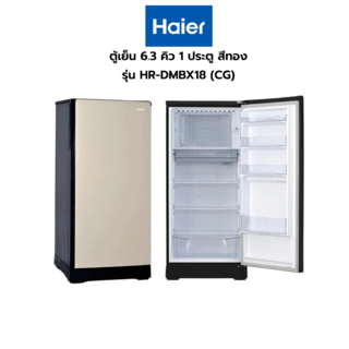 HAIER ตู้เย็น 1 ประตู 6.3 คิว HR-DMBX18 CG สีทอง