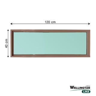 WELLINGTAN (LIKE) ช่องแสงอะลูมิเนียม 120 x 40 ซม. สีชา