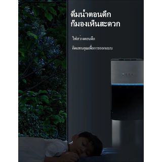 Midea ตู้กดน้ำ 3 ก๊อกน้ำ อุณหภูมิน้ำร้อน-เย็น-ปกติ บรรจุถังน้ำด้านบน รุ่น YL-1673S-W สีเงิน