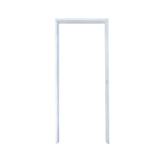 PROFESSIONAL DOOR วงกบประตูเหล็ก FR1RW (เปิดขวา) 80x200ซม. สีขาว